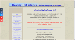 Desktop Screenshot of hearingtechnologies.net